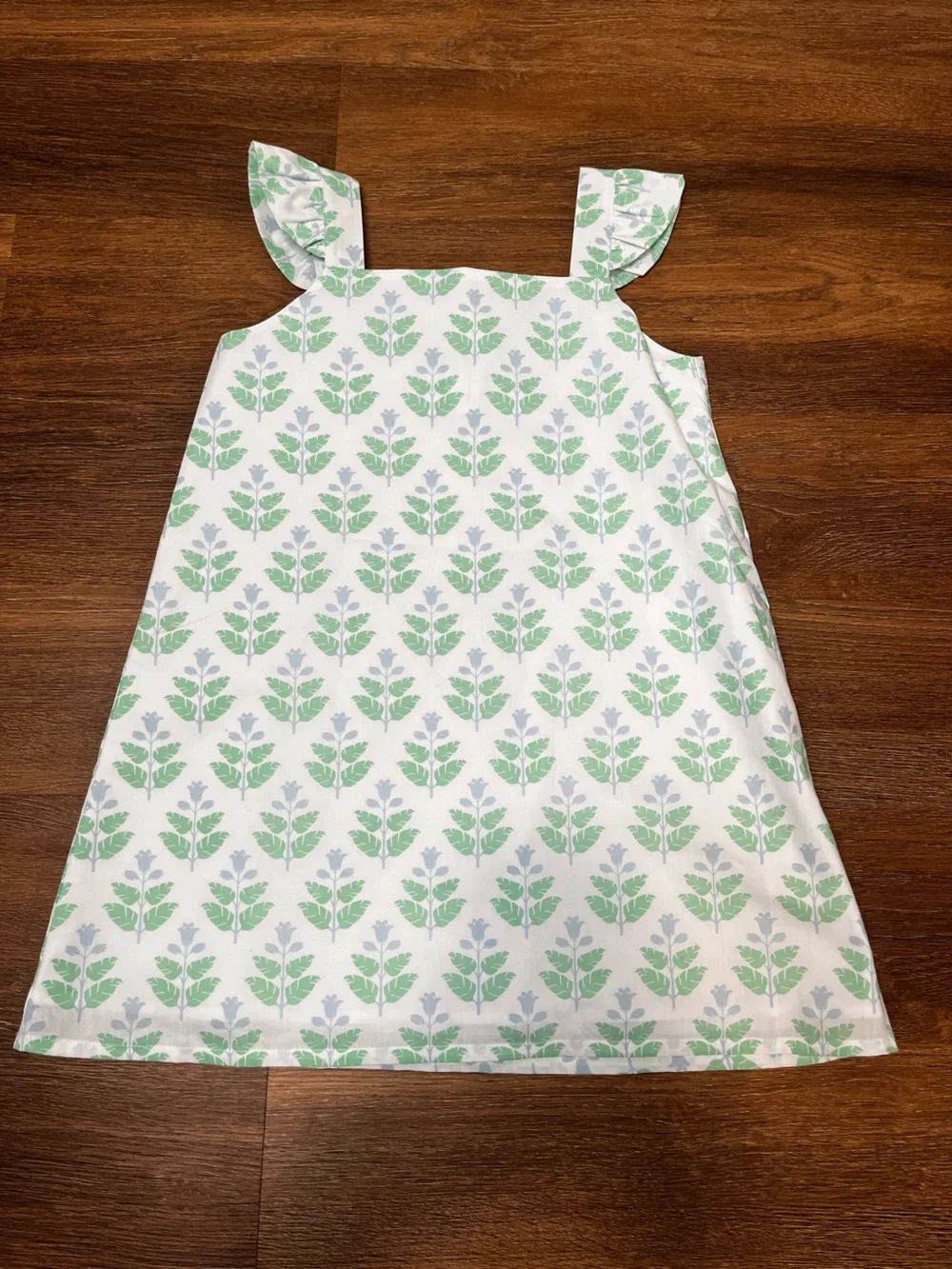 The Beaufort Bonnet Blue and Green Floral Dress Size 8